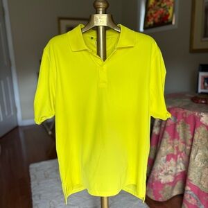 Under Armour Vibrant Yellow Polo Shirt